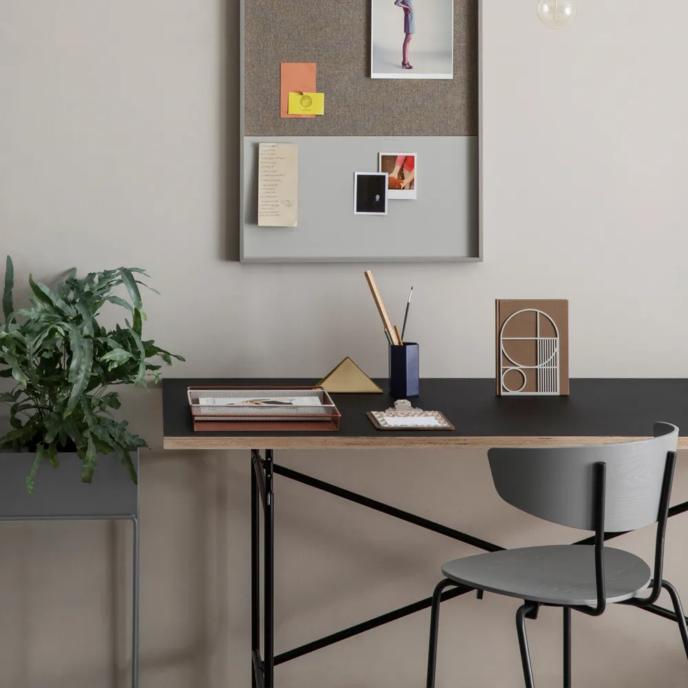 Herman Stol, black, svartlackade askben Ferm Living