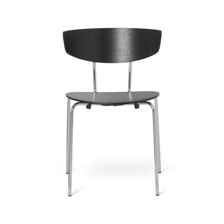 Herman Stol - oak black veneer, kromstativ - Ferm LIVING
