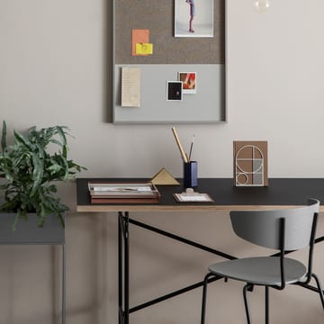 Herman Stol - walnut, kromstativ - ferm LIVING