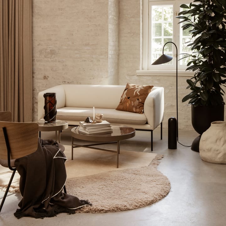 Herringbone pläd 120x180 cm - Dark coffee - Ferm LIVING