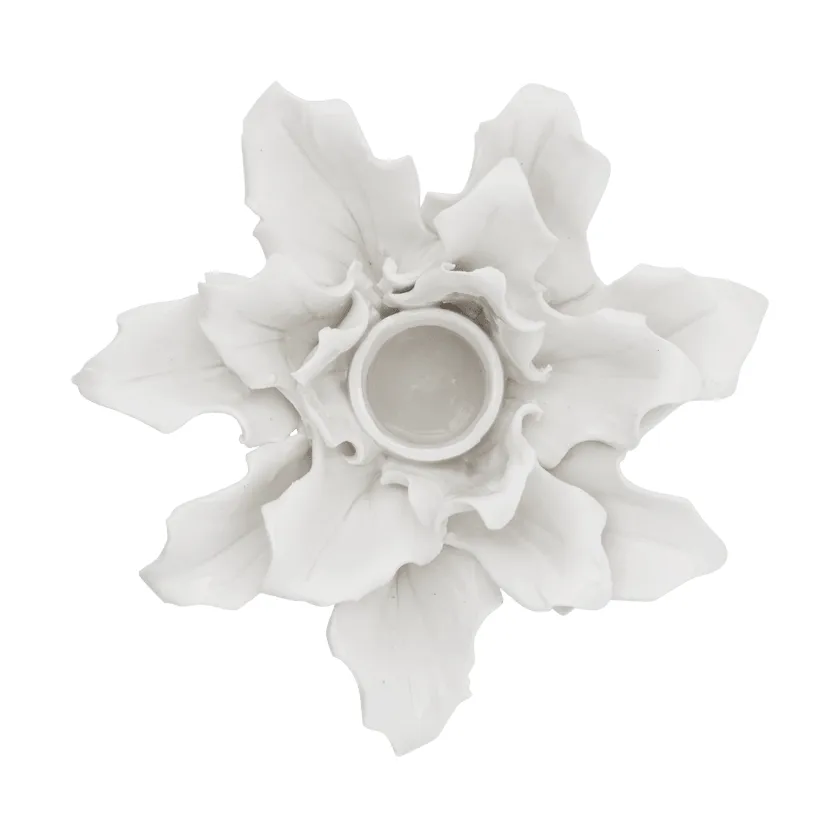 Holly Leaf ljusstake, Off-white Ferm Living