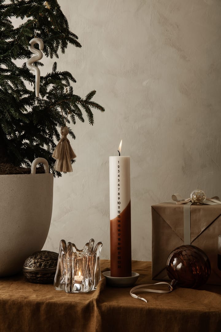 Holo värmeljusstake Ø10 cm, Clear Ferm Living