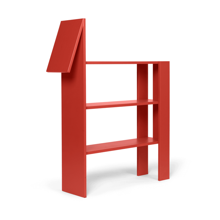 Horse bokhylla 91x111 cm - Poppy Red - Ferm LIVING