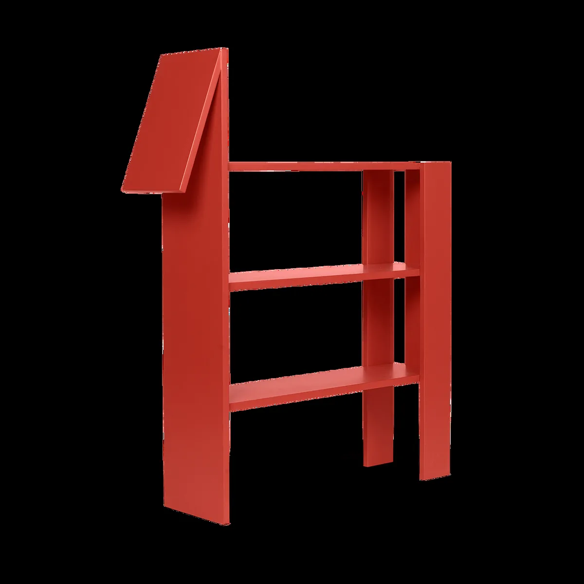 ferm LIVING Horse bokhylla 91x111 cm Poppy Red