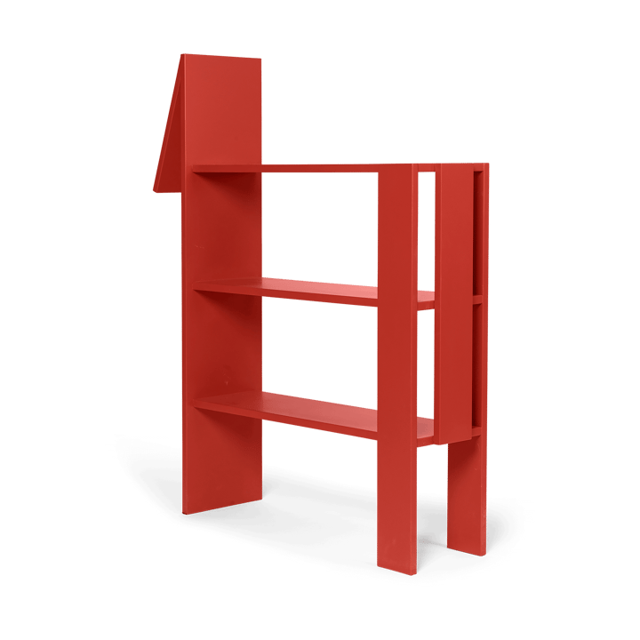 Horse bokhylla 91x111 cm - Poppy Red - ferm LIVING