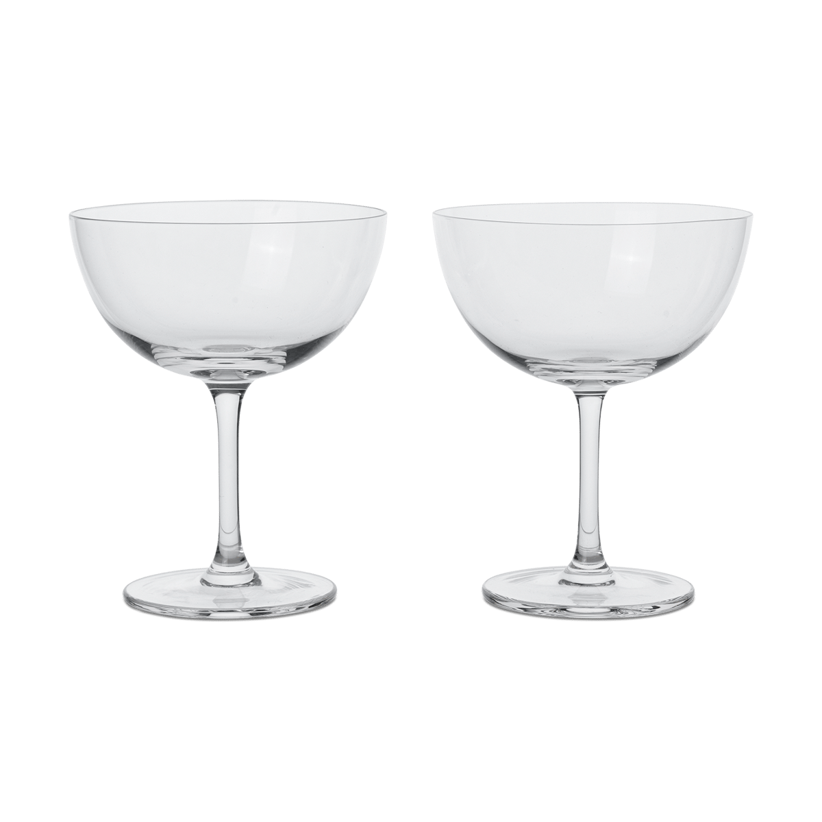 Ferm Living Host cocktailglas 24 cl 2-pack Clear | Skandinavisk Design | Cocktailglas | Transparent