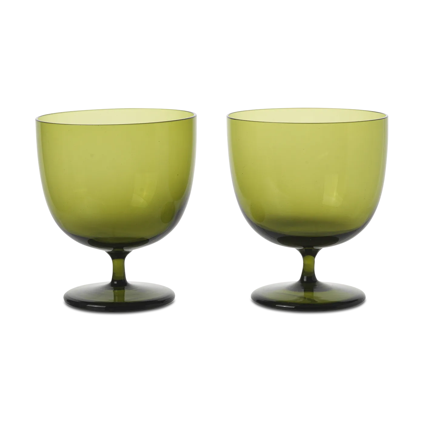 Host dricksglas 20 cl 2-pack, Moss Green Ferm Living