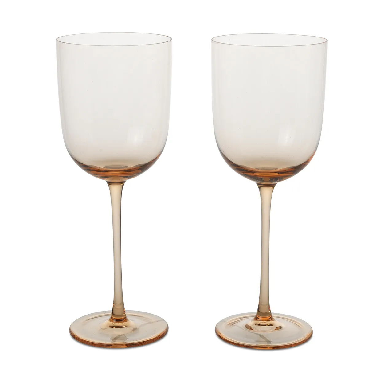 Ferm Living Host rödvinsglas 36 cl 2-pack Blush | Skandinavisk Design | Vinglas | Rosa