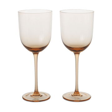Host vitvinsglas 30 cl 2-pack - Blush - Ferm Living