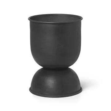 Hourglass kruka extra small Ø21 cm - Svart-mörkgrå - Ferm Living