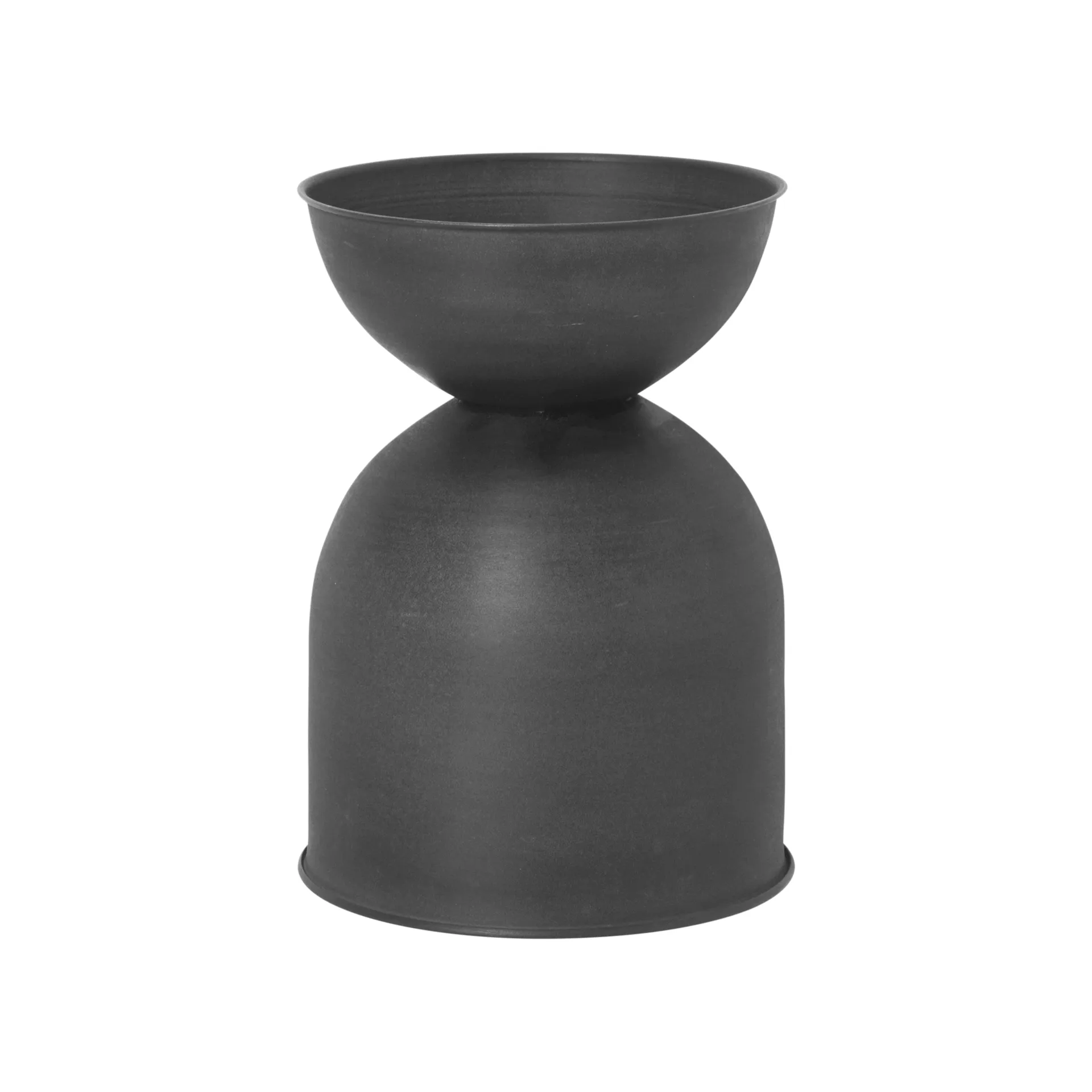 Hourglass kruka liten Ø31 cm, Svart-mörkgrå Ferm Living