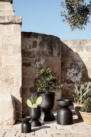 Hourglass kruka stor - Svart-mörkgrå - Ferm LIVING