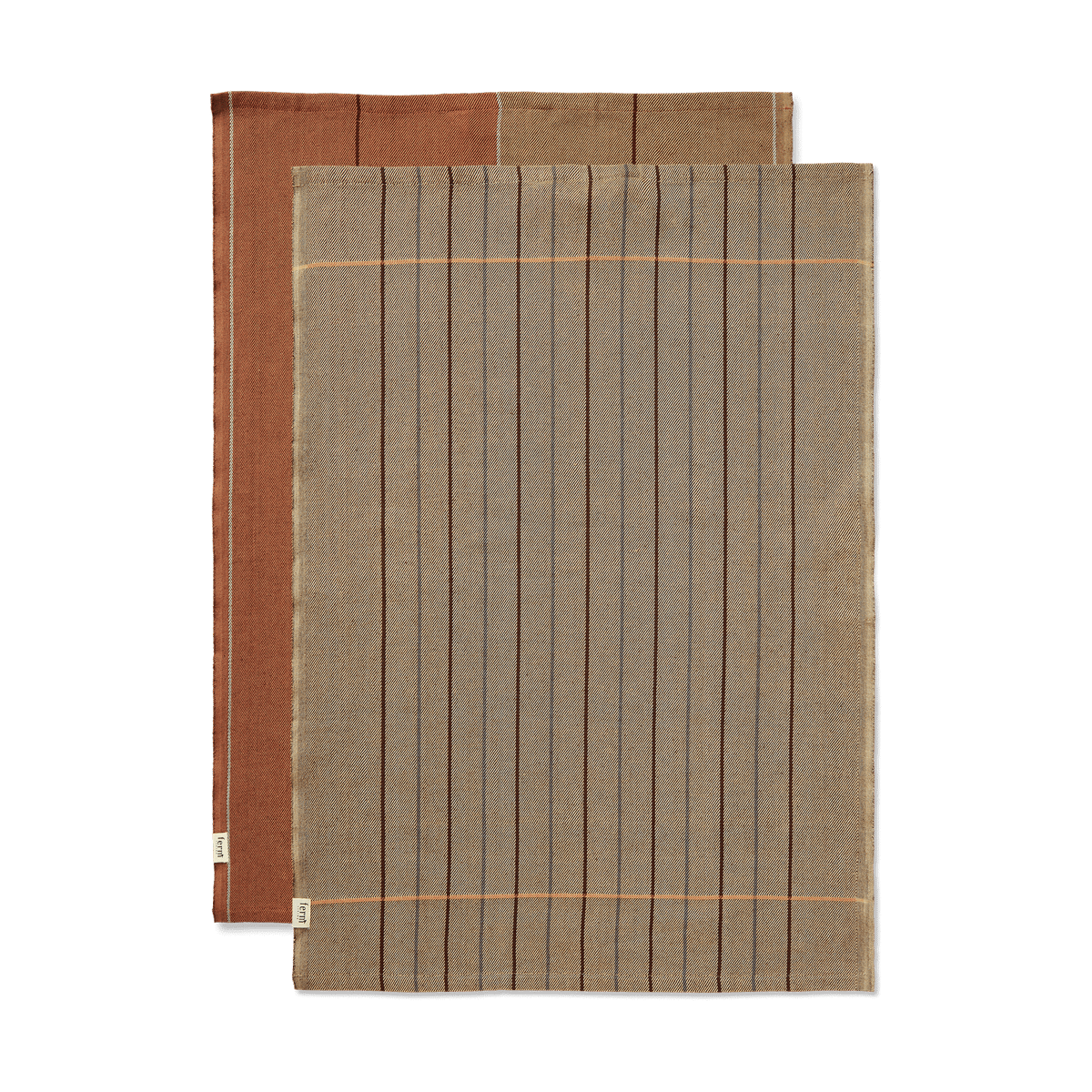 Ferm Living Ito kökshandduk 50x70 cm 2-pack Hazel-oat
