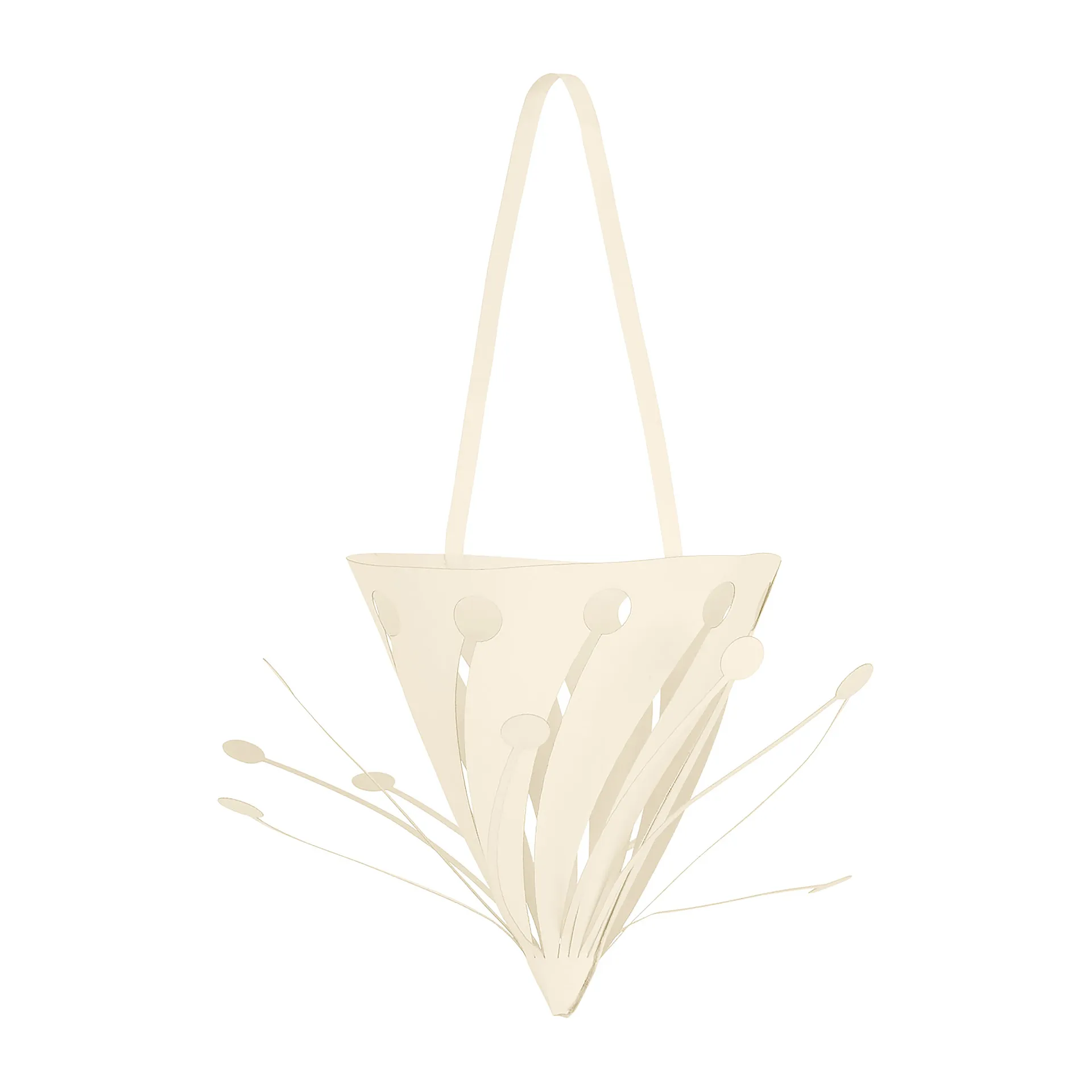 Julhänge pappersstrut vit 3-pack, Off-white Ferm Living