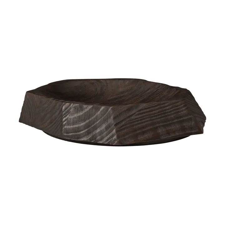 Koh centrepiece dekorationsfat - Dark brown, 35 cm - Ferm Living