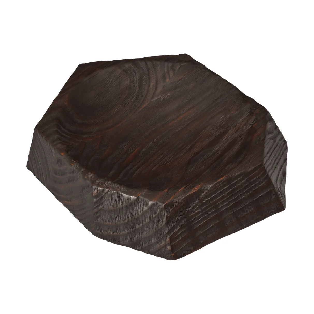 Koh centrepiece dekorationsfat, Dark brown, 35 cm Ferm Living