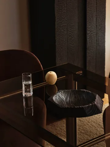 Koh centrepiece dekorationsfat - Dark brown, 35 cm - Ferm Living
