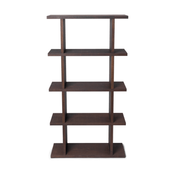 Kona bokhylla 1x4 - Dark stained - Ferm Living