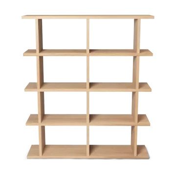 Kona bokhylla 2x4 - Natural - Ferm Living
