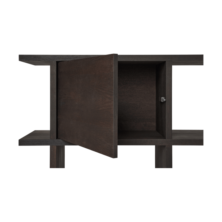 Kona bokhylla skåpinsats, Dark Stained Ferm Living