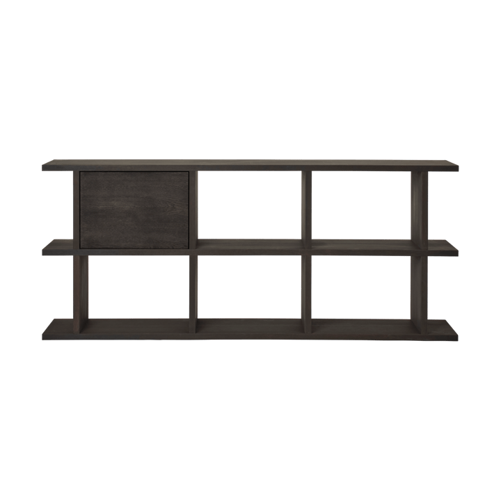 Kona bokhylla skåpinsats, Dark Stained Ferm Living