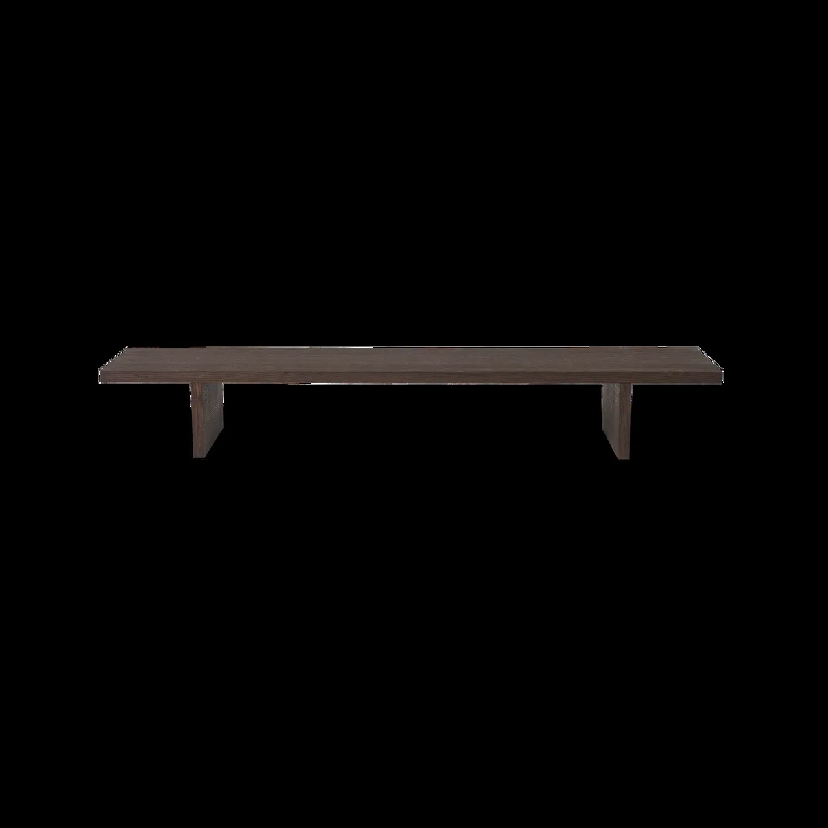 ferm LIVING Kona display table sidobord Dark Stained oak veneer