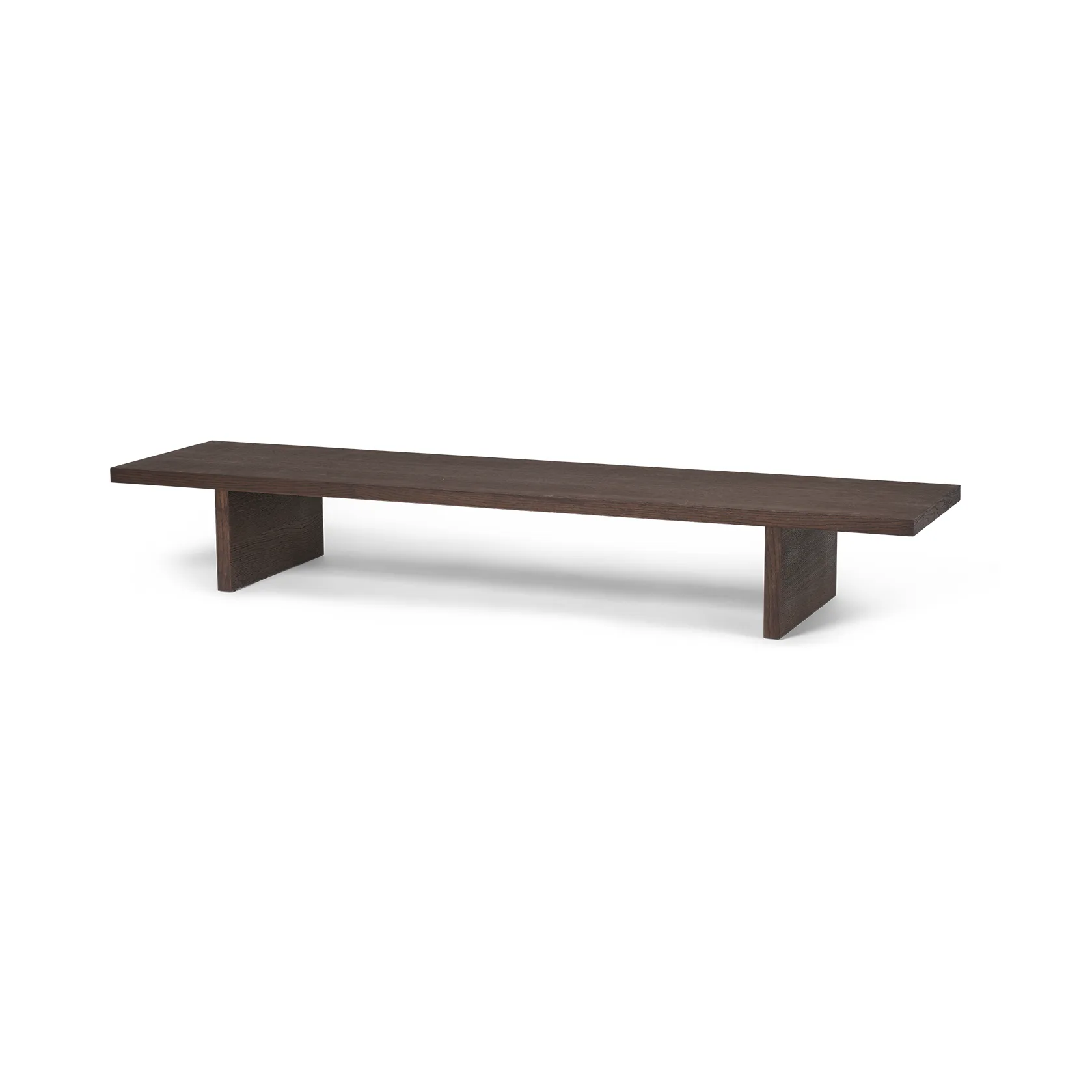 Kona display table sidobord, Dark stained oak veneer Ferm Living