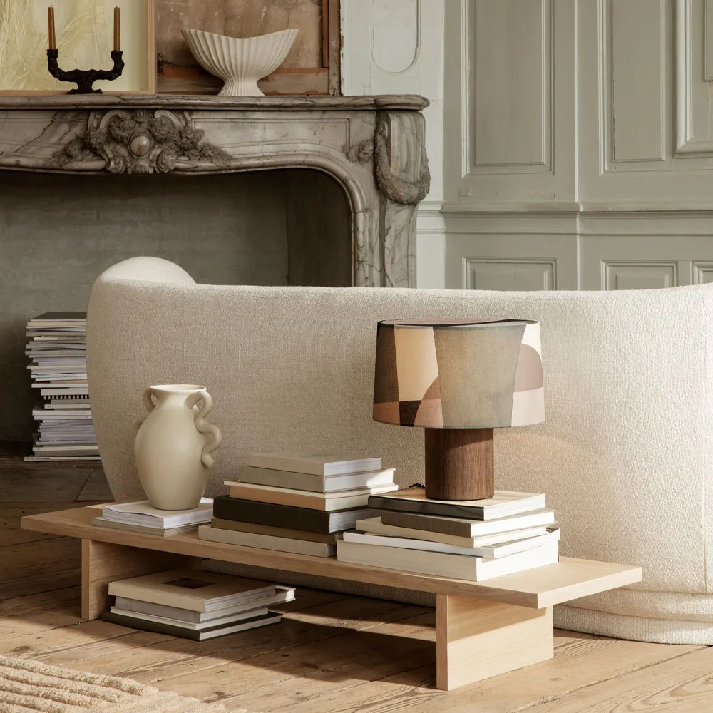 Kona display table sidobord, oak natural veneer Ferm Living