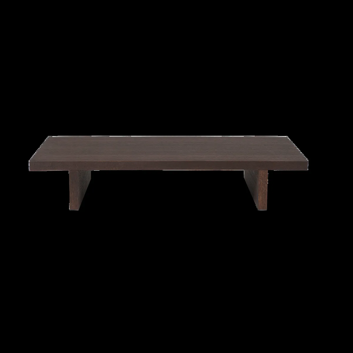 ferm LIVING Kona low table sidobord Dark Stained oak veneer