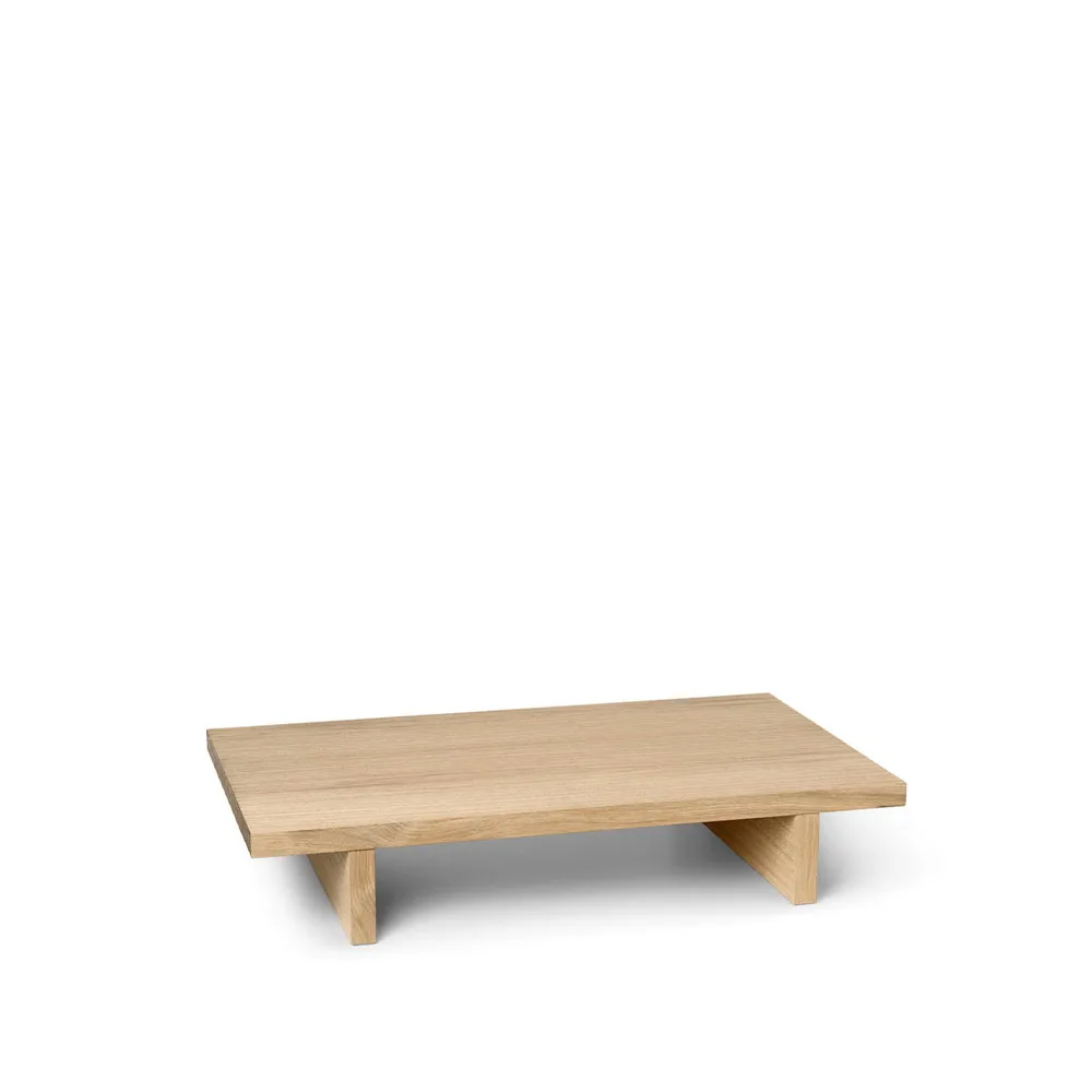 ferm LIVING Kona low table sidobord oak natural veneer