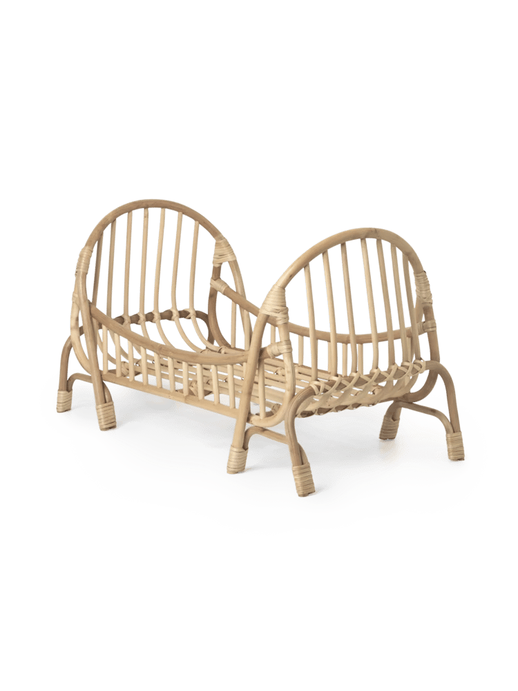 Ferm Living Kuku docksäng 55x35 cm Natur | Skandinavisk Design | Barnrumsinredning | Beige