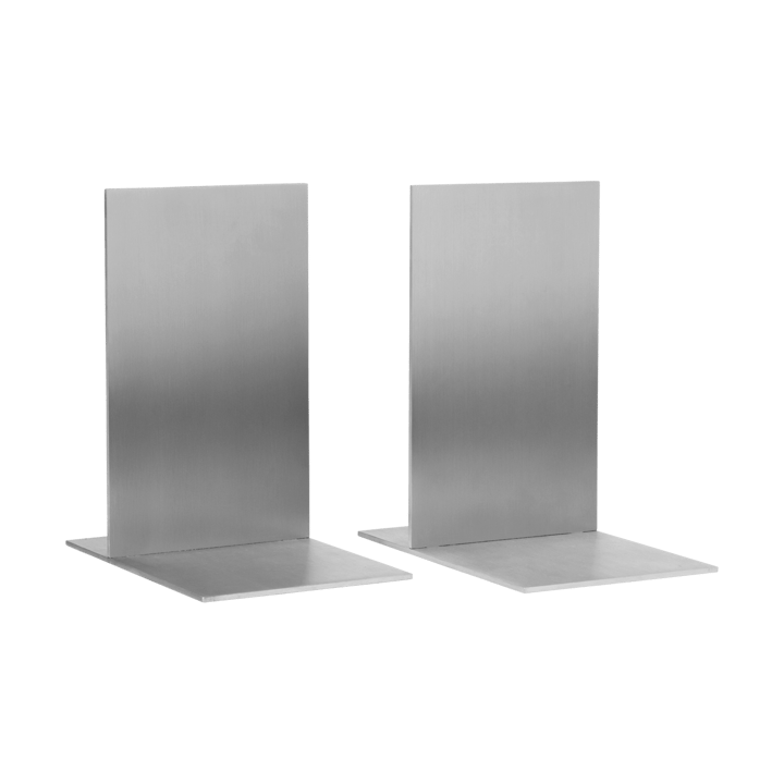 Lager bokstöd 2-pack, Aluminium Ferm Living