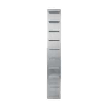 Lager vägghylla tall - Aluminium - Ferm Living