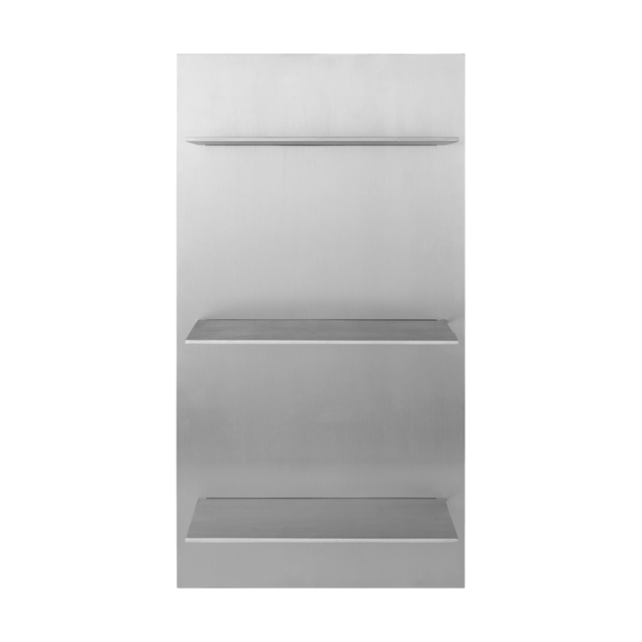 Lager vägghylla triple small - Aluminium - Ferm Living