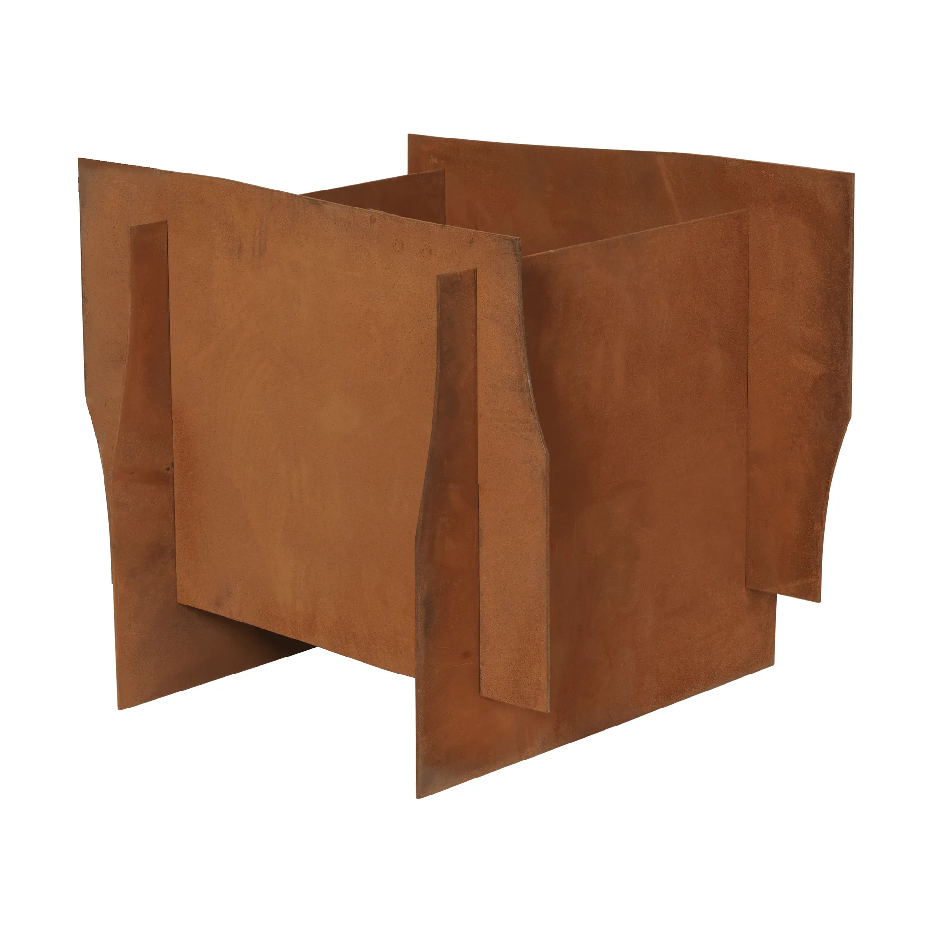 Ferm Living Lapel planter blomlåda Rust, 33x35x38 cm