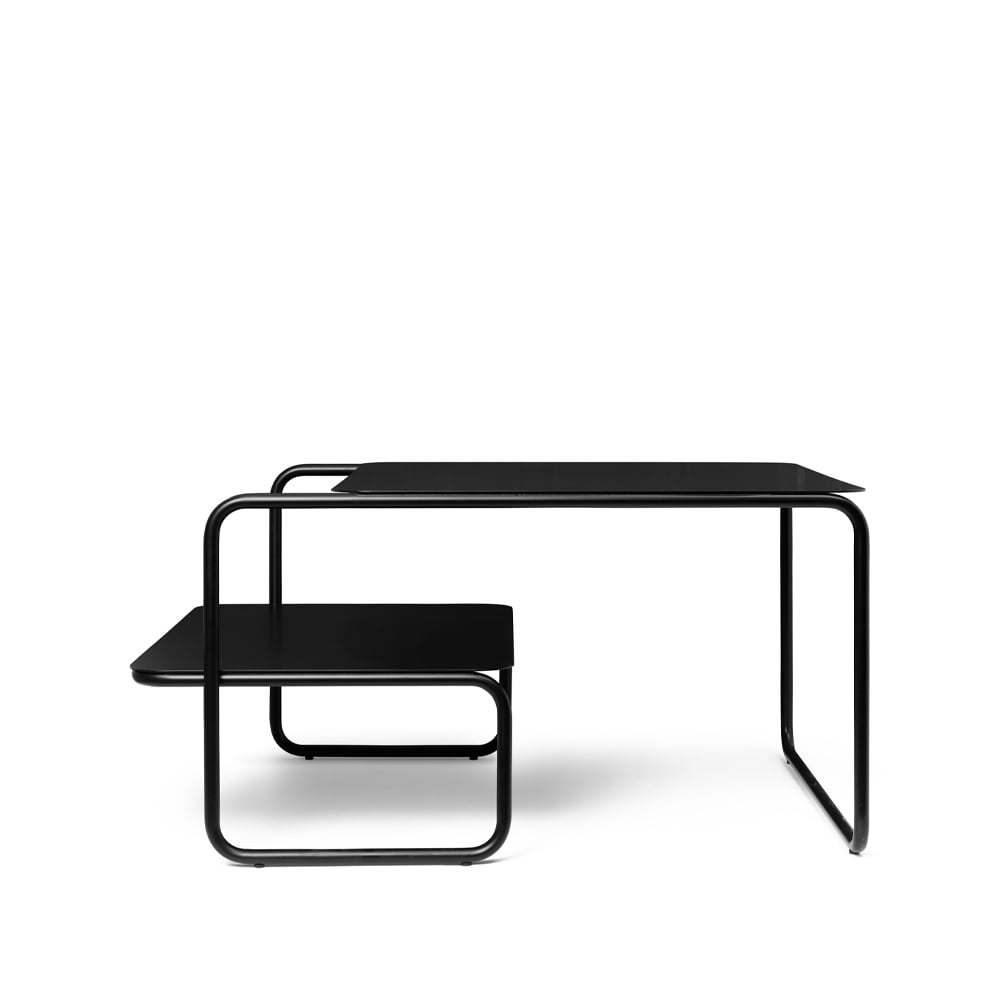 Ferm Living Level soffbord 60x79 cm Black | Skandinavisk Design | Trädgårdsbord | Svart
