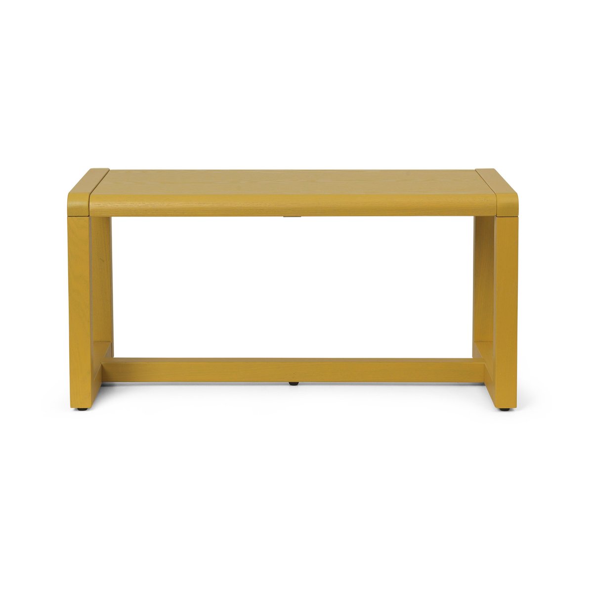 Ferm Living Little Architect bänk Yellow | Skandinavisk Design | Barnrumsinredning | Gul