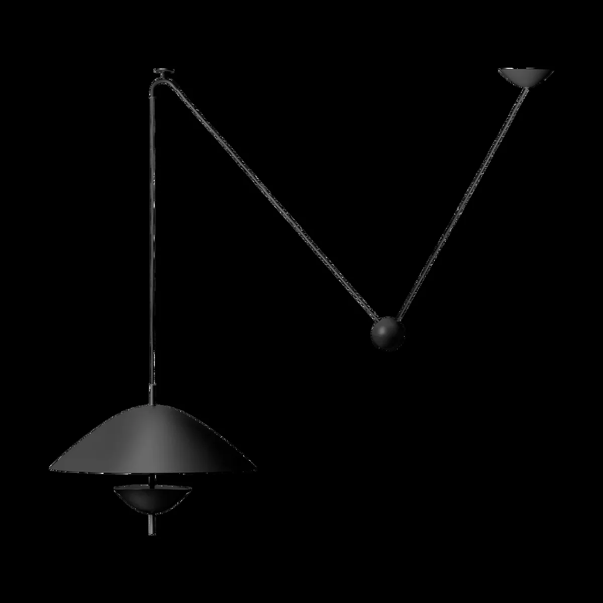 ferm LIVING Lod pendel Blackened Iron