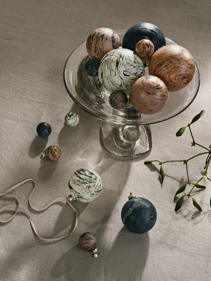 Marble dekorationskula mixed 4-pack, Medium Ferm Living
