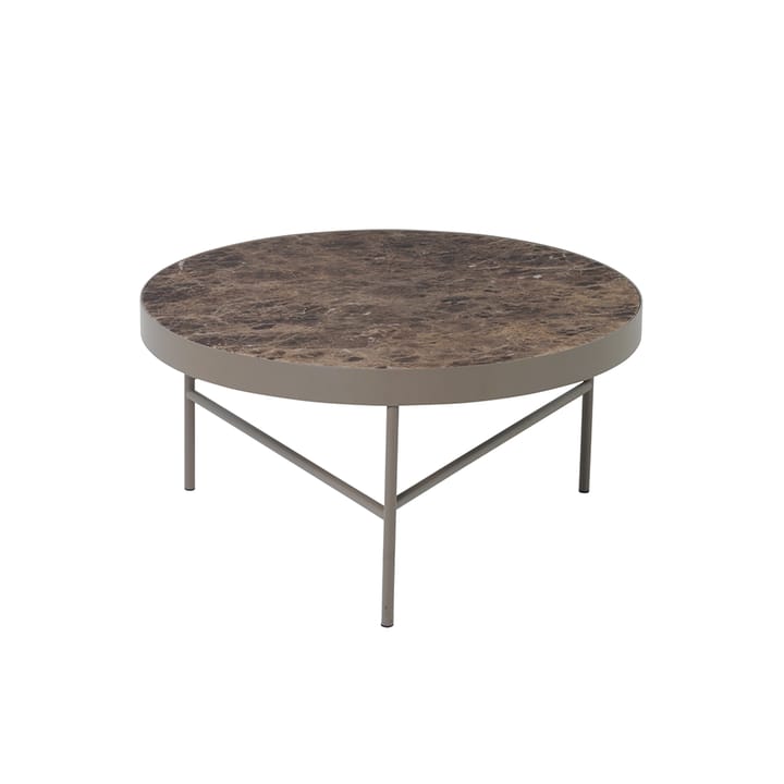 Marble Table soffbord - Brun marmor-large-brunt stativ - Ferm LIVING