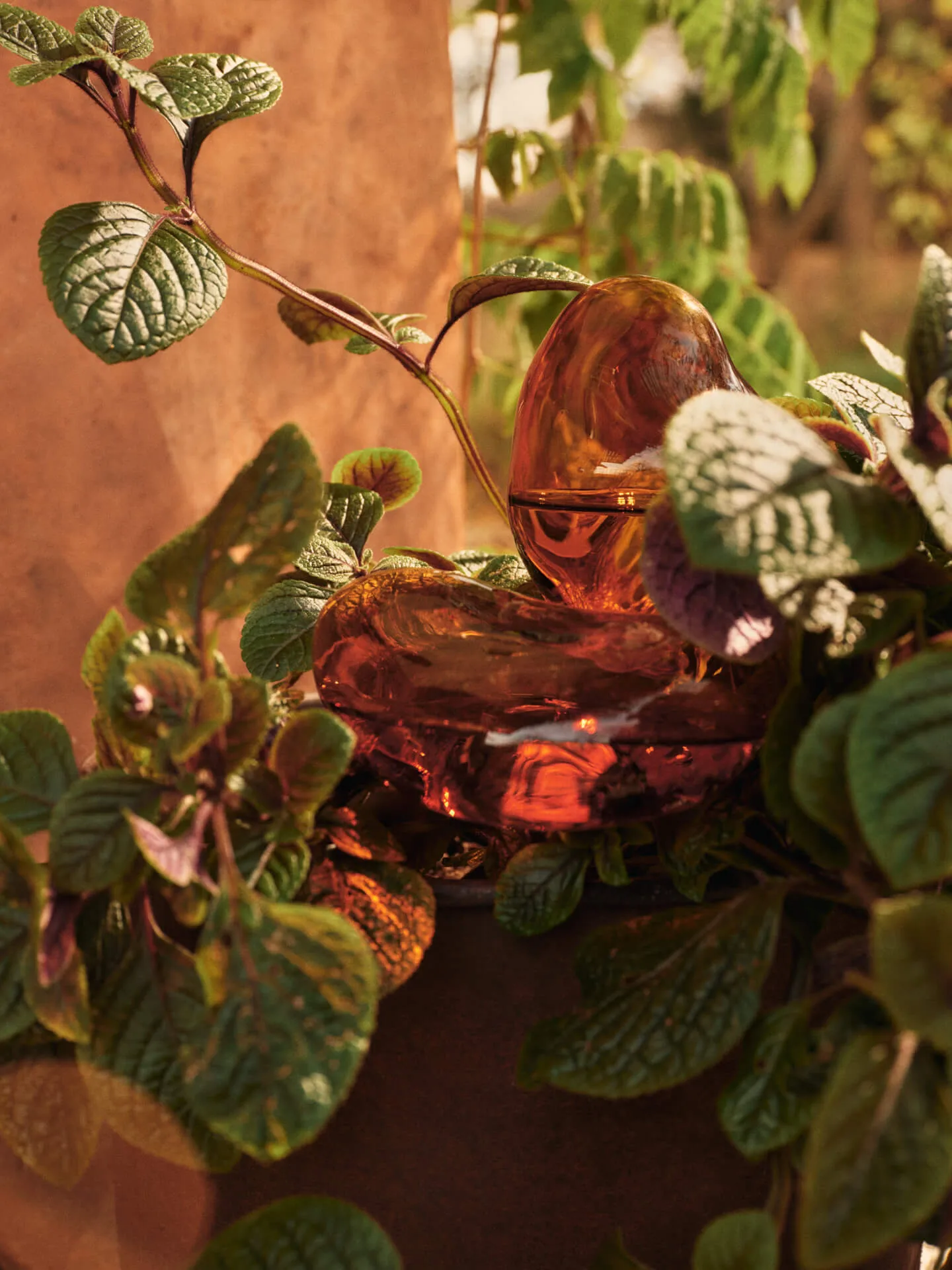 Mercury bevattningsglob 2 delar, Amber, 12x18,5 cm Ferm Living