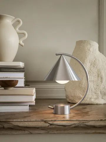 Meridian bordslampa - Brushed Steel - Ferm Living