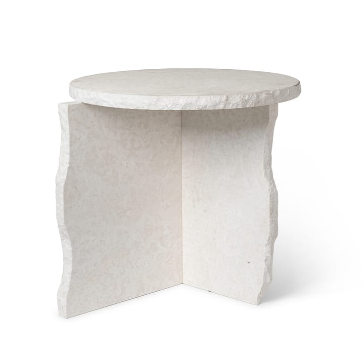 Mineral Sculptural bord Ø52 cm - Bianco Curia - Ferm LIVING