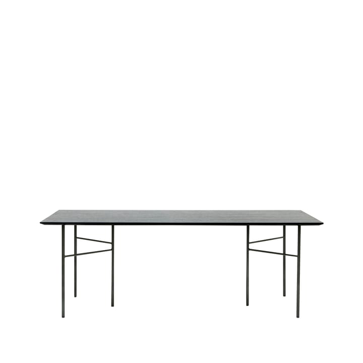 Mingle matbord - oak black, 210cm, svarta metallben - Ferm LIVING