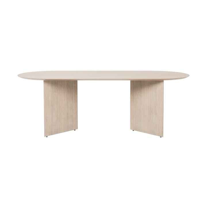 Mingle matbord ovalt, oak natural veneer, vinkelben ek Ferm Living