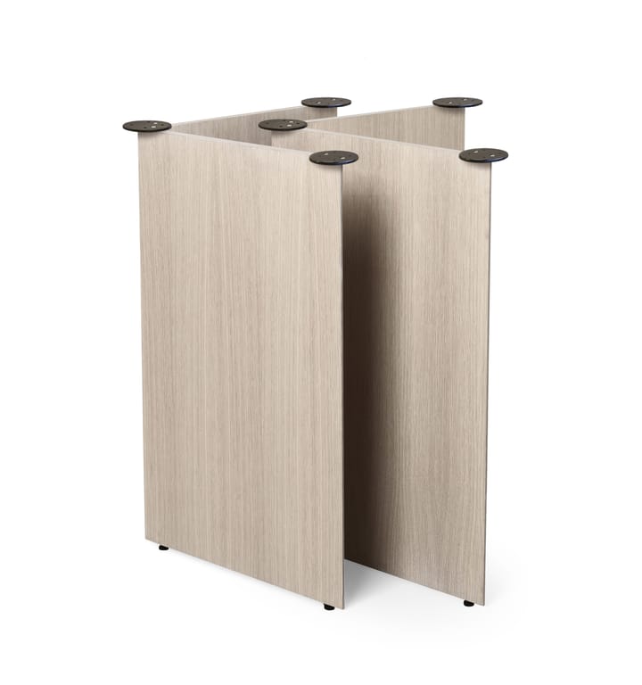 Mingle matbord ovalt, oak natural veneer, vinkelben ek Ferm Living