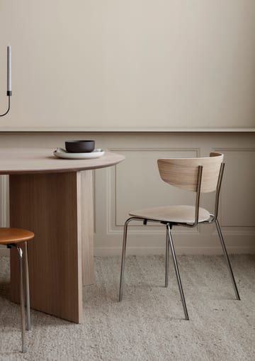 Mingle matbord ovalt - oak natural veneer, vinkelben ek - Ferm Living