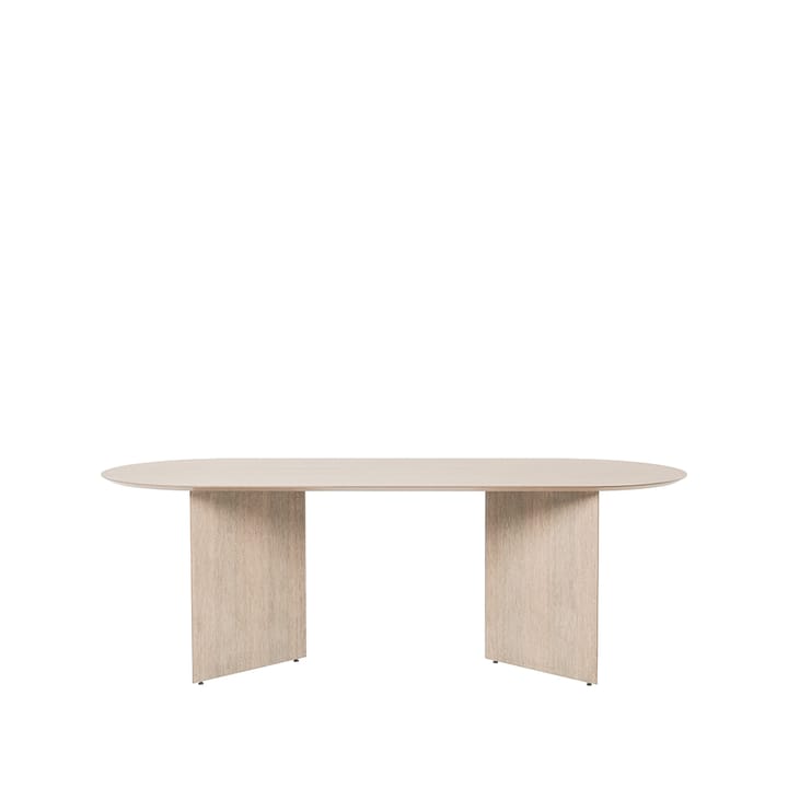 Mingle matbord ovalt - oak natural veneer, vinkelben ek - Ferm LIVING