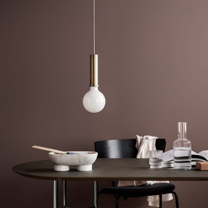 Mingle matbord ovalt - oak natural veneer, vinkelben ek - ferm LIVING