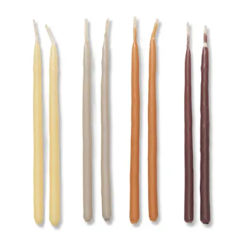 Miniatyr ljus 24-pack 10 cm - Calm Blend - Ferm Living